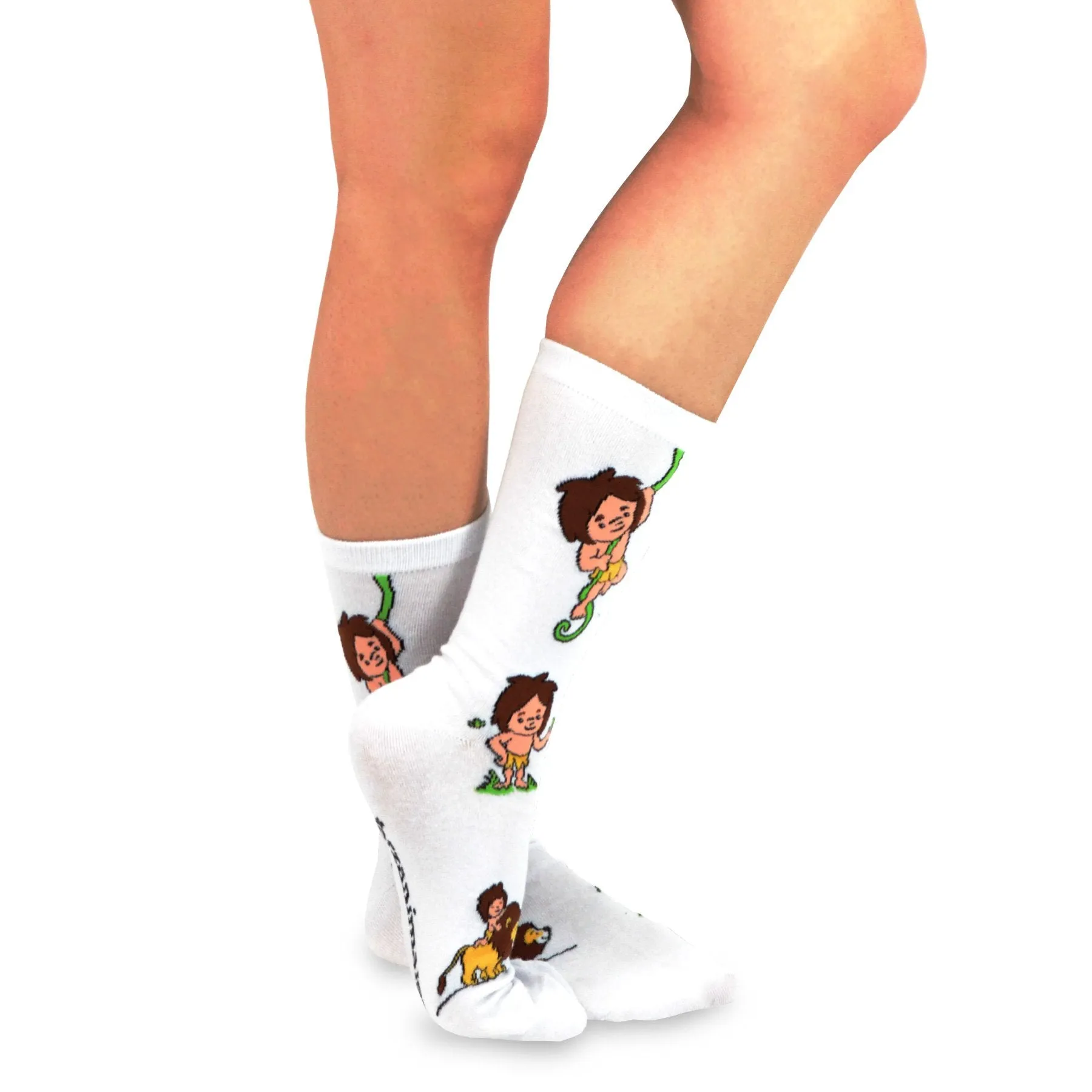 3 Pair Jungle Fun Crew Socks