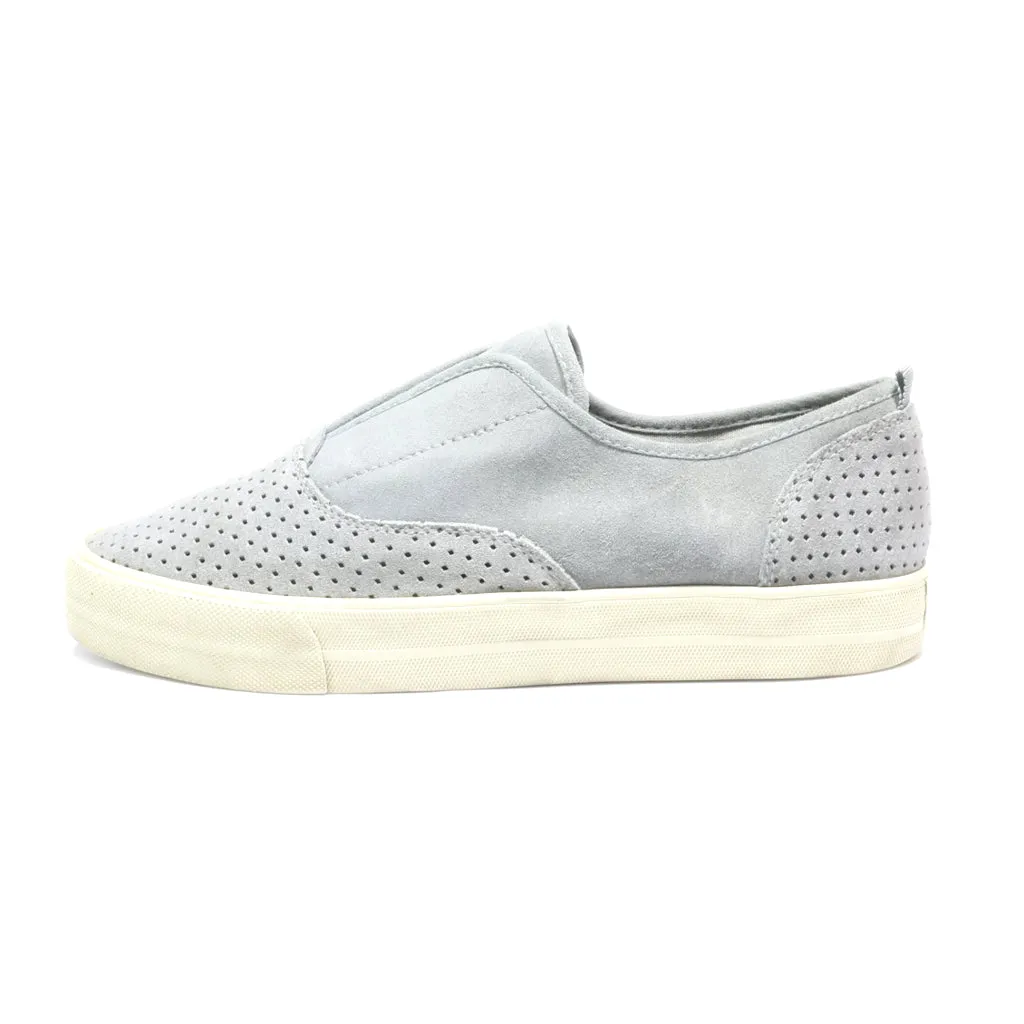 American Eagle Low-Top Sneakers Suede Grey Colour For Women