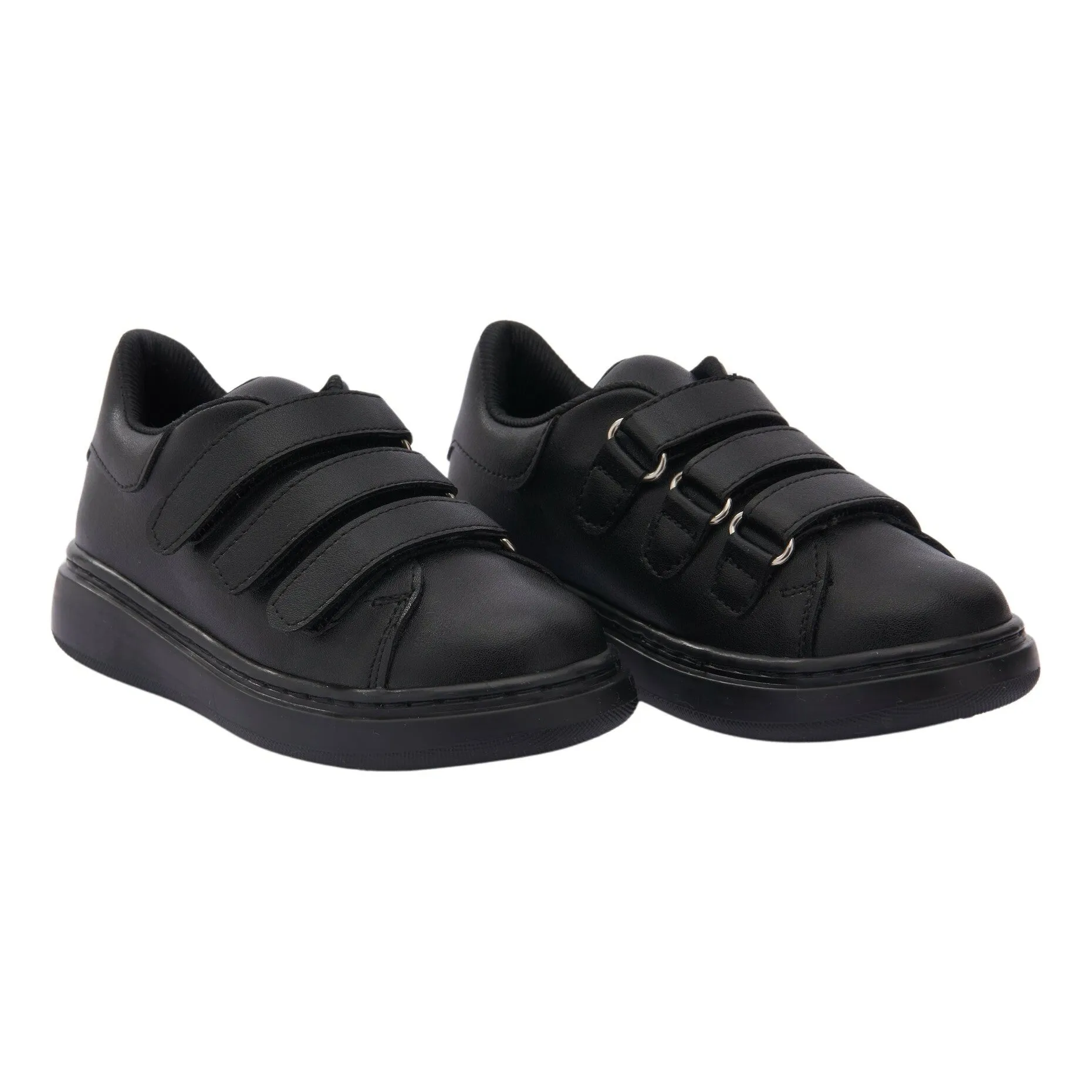 Black Velcro Sneakers