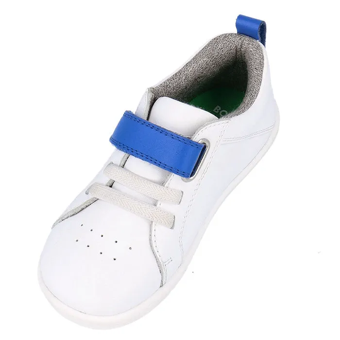 Bobux Kids IWalk IW Pace Sneaker White Blue 650401