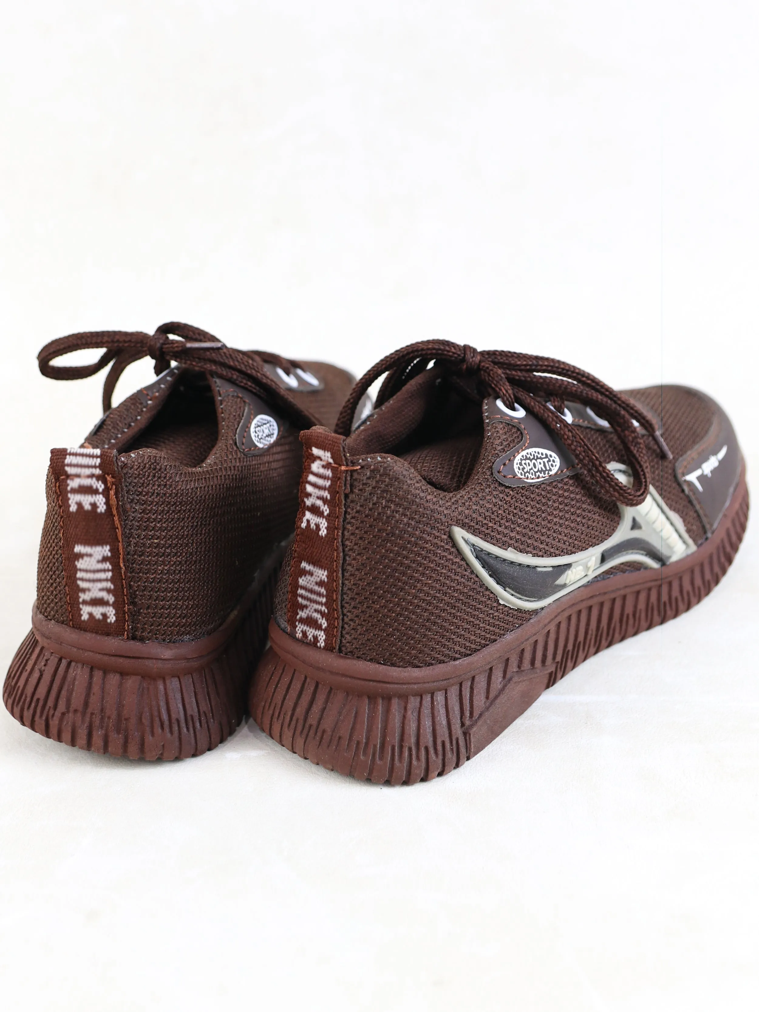 BS44 Boys Jogger Shoes 8Yrs - 17Yrs Brown