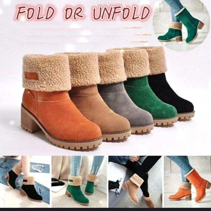 Cozy Feet Women's Winter Fur Boots