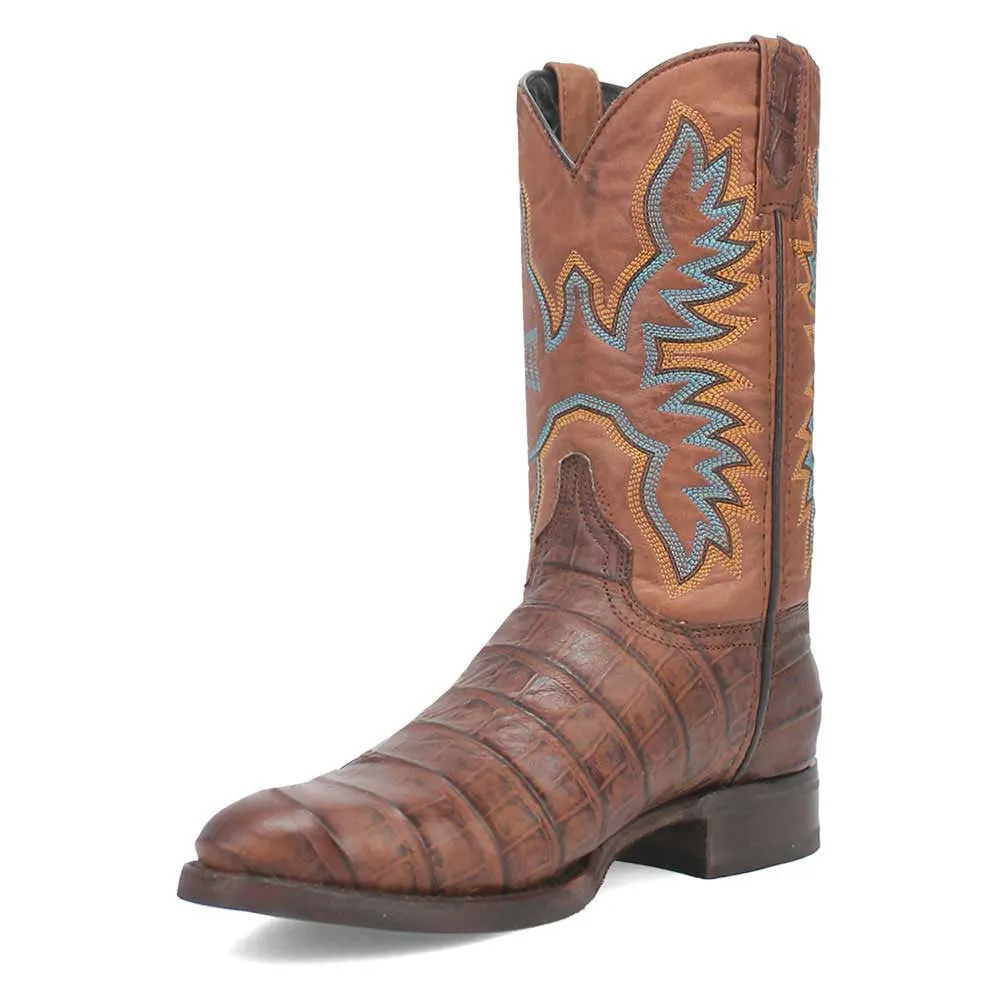 Dingo Trail Boss Round Toe Brown Leather Boots