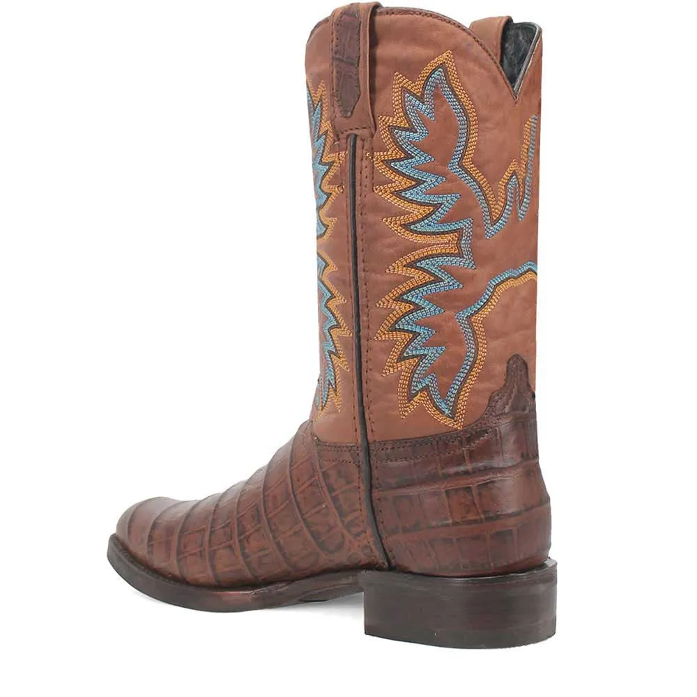 Dingo Trail Boss Round Toe Brown Leather Boots