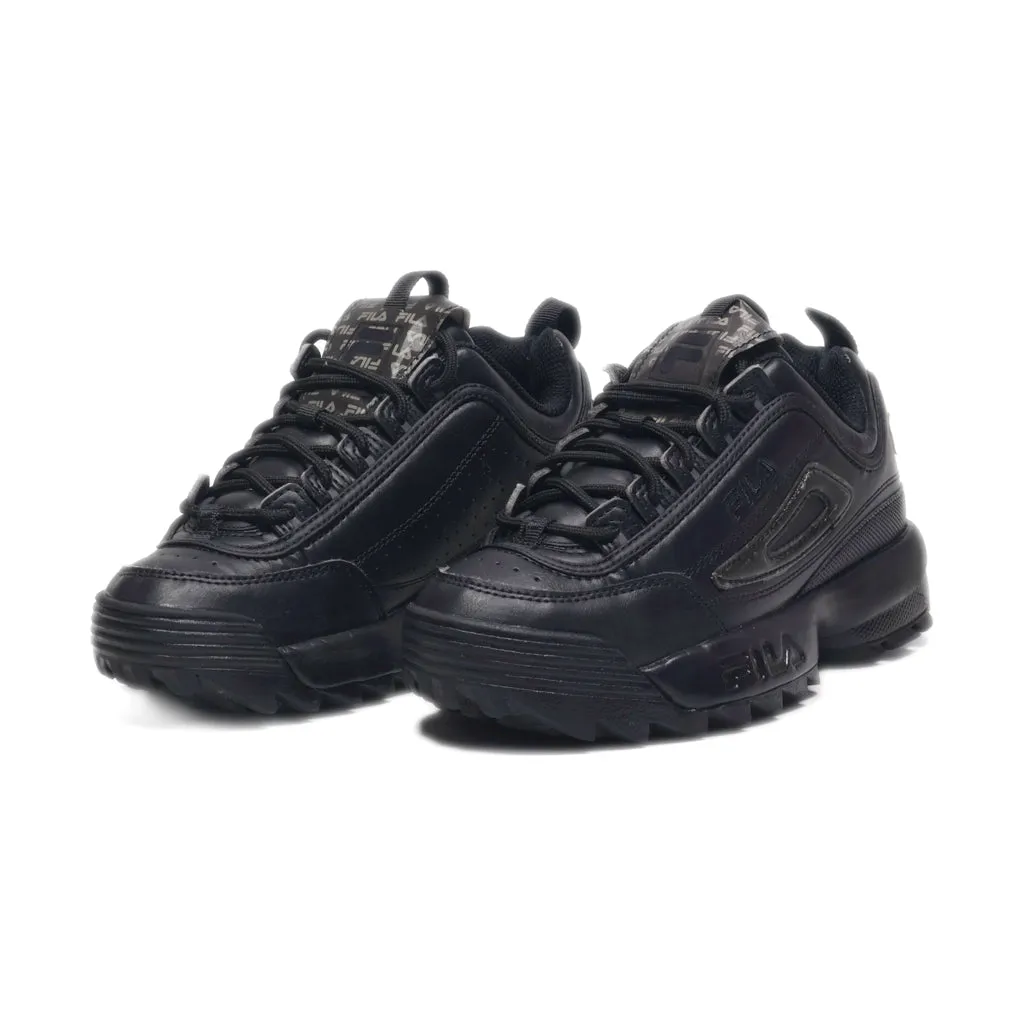 Fila Disruptor Sneakers Leather Black Colour For Kids