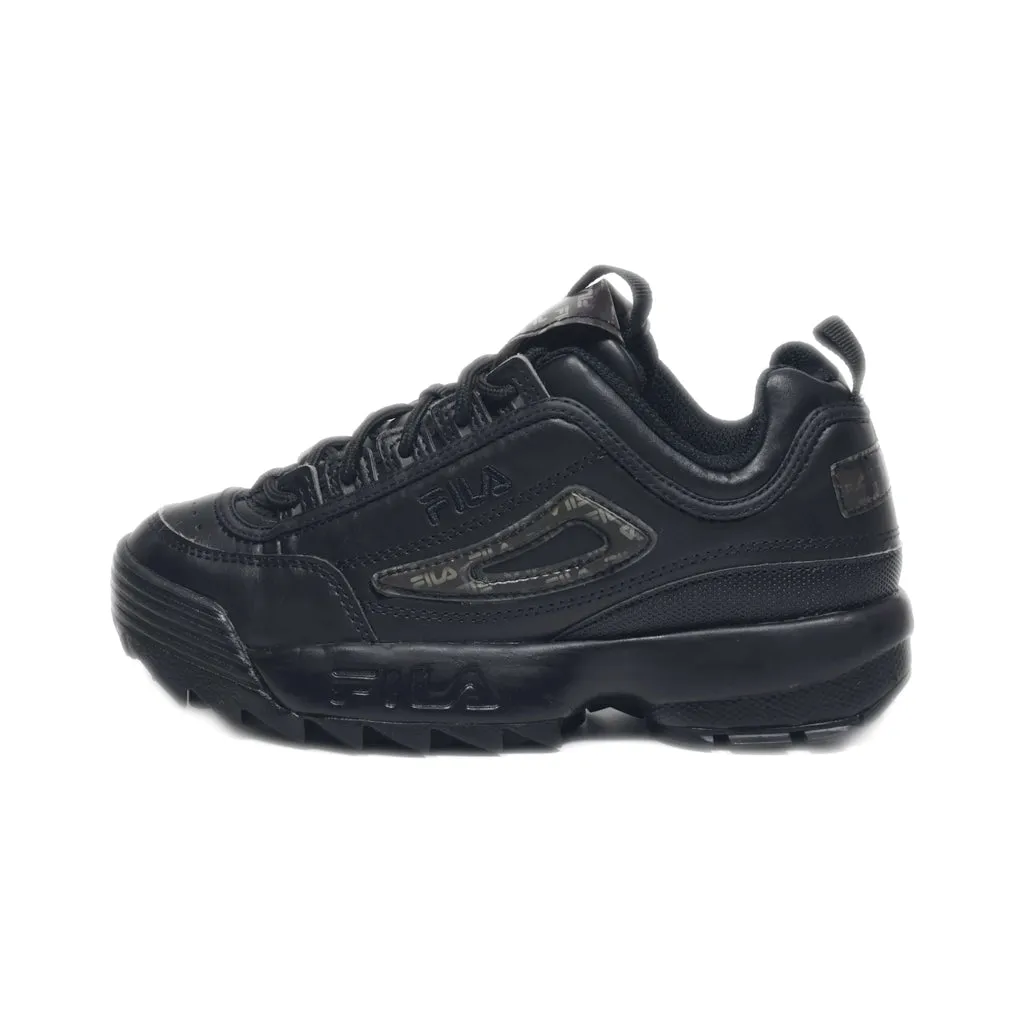 Fila Disruptor Sneakers Leather Black Colour For Kids