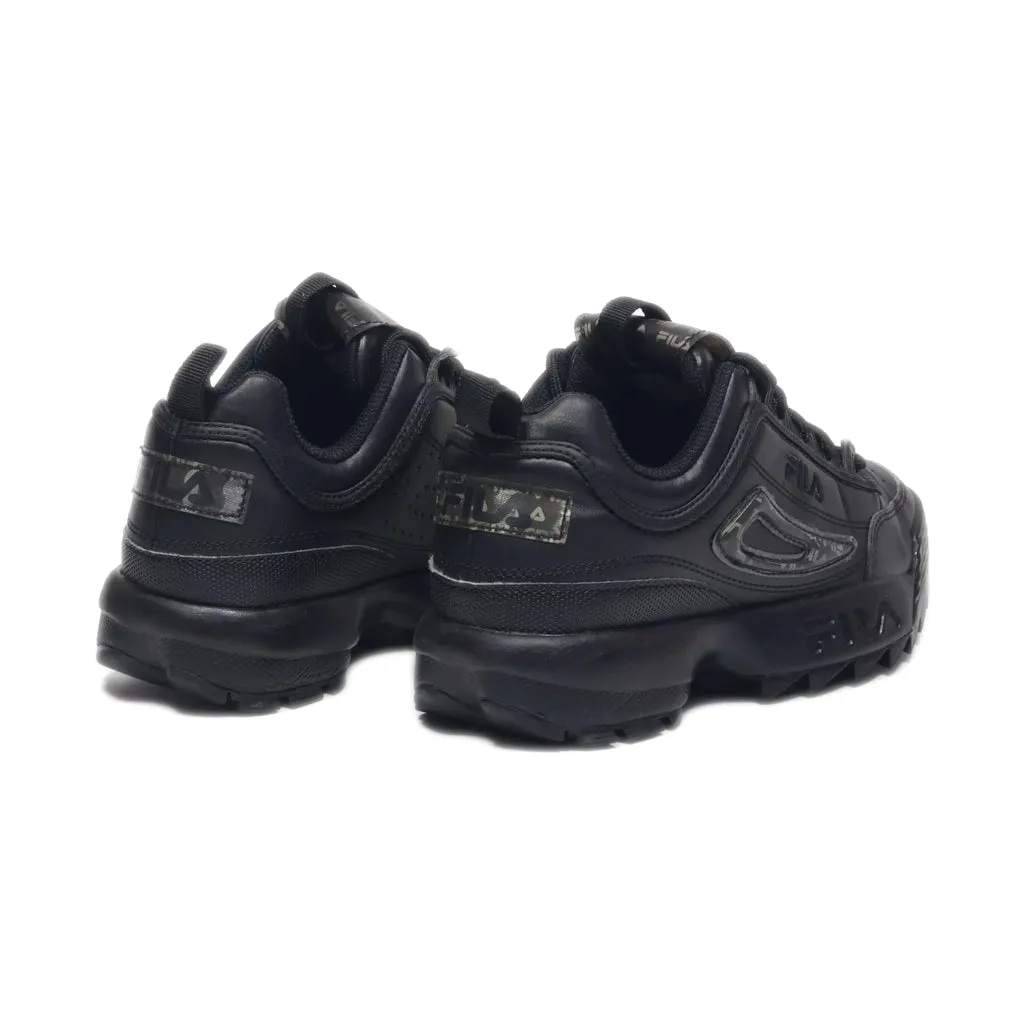 Fila Disruptor Sneakers Leather Black Colour For Kids