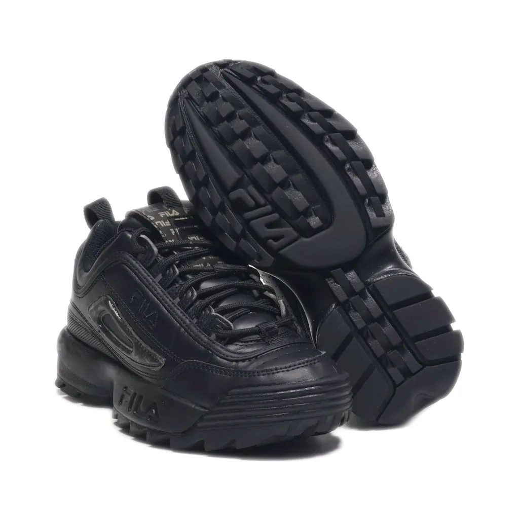 Fila Disruptor Sneakers Leather Black Colour For Kids