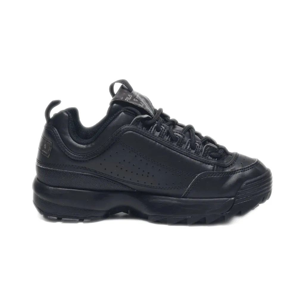 Fila Disruptor Sneakers Leather Black Colour For Kids