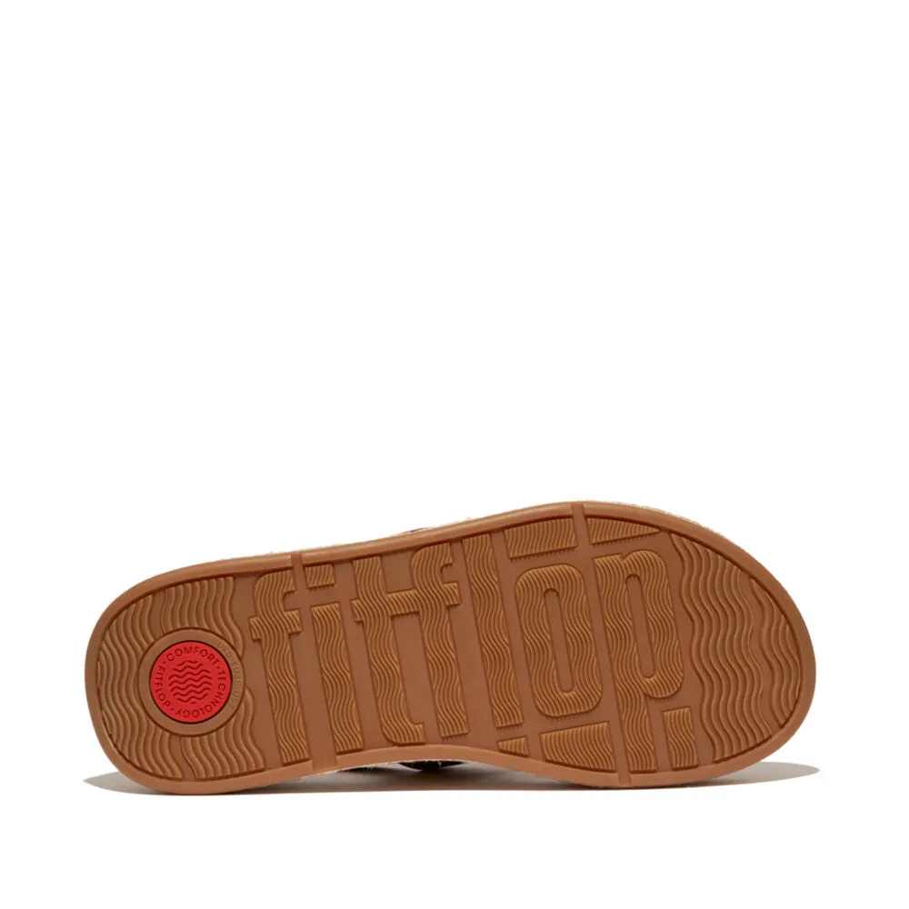 Fitflop F-Mode Espadrille Bucke L Flatform Sandals Tan