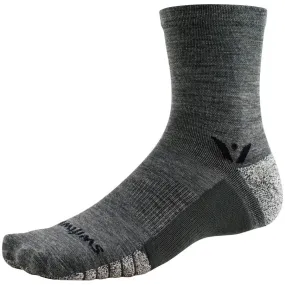 Flite XT Trail Five Bike Socks - Gray/Black