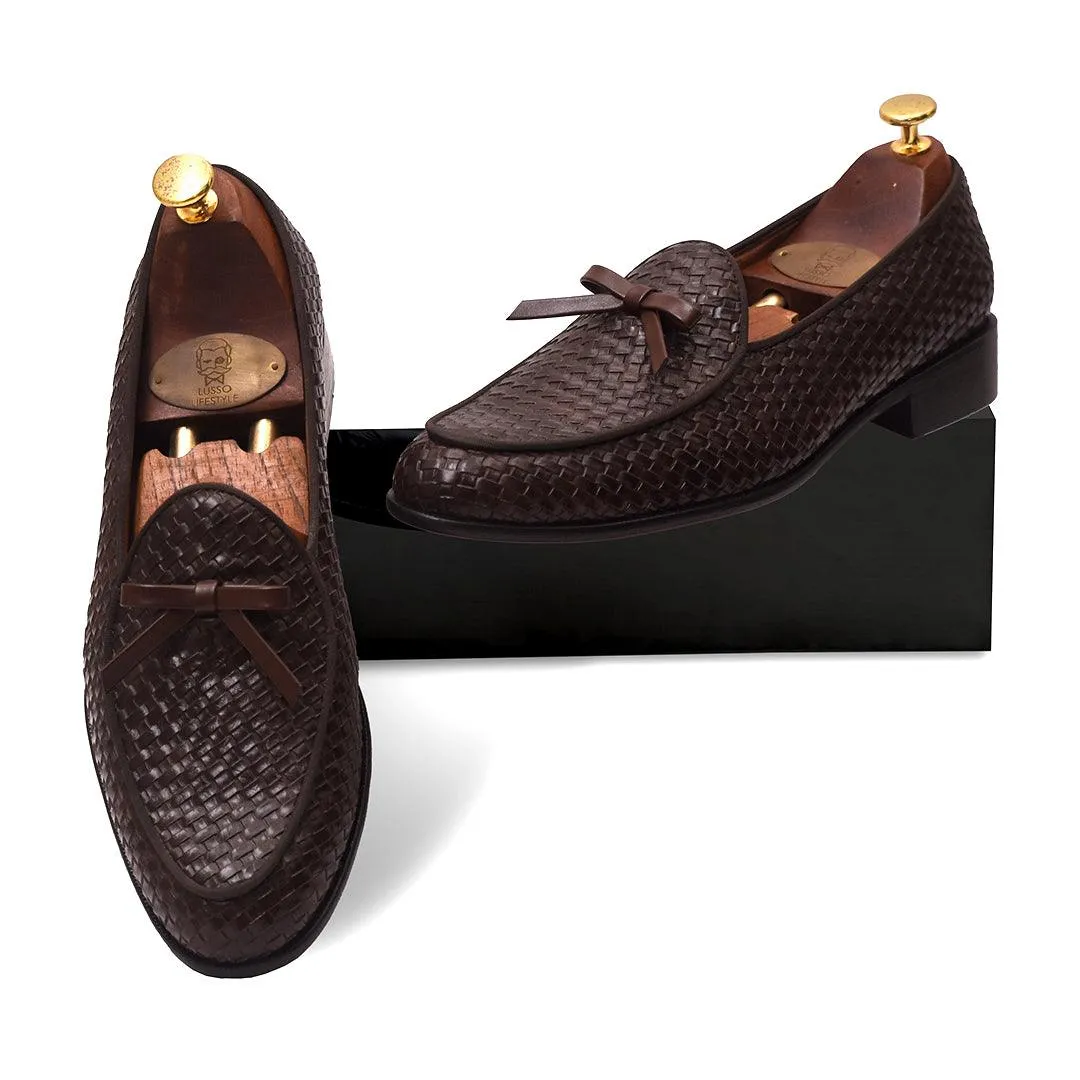 HAMMEL - BROWN KNOT SLIP-ON