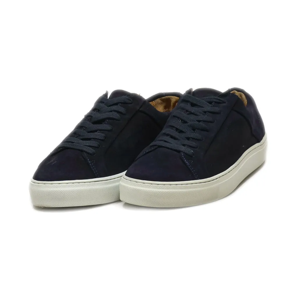 H&M Low-Top Sneakers Suede Blue Colour For Men