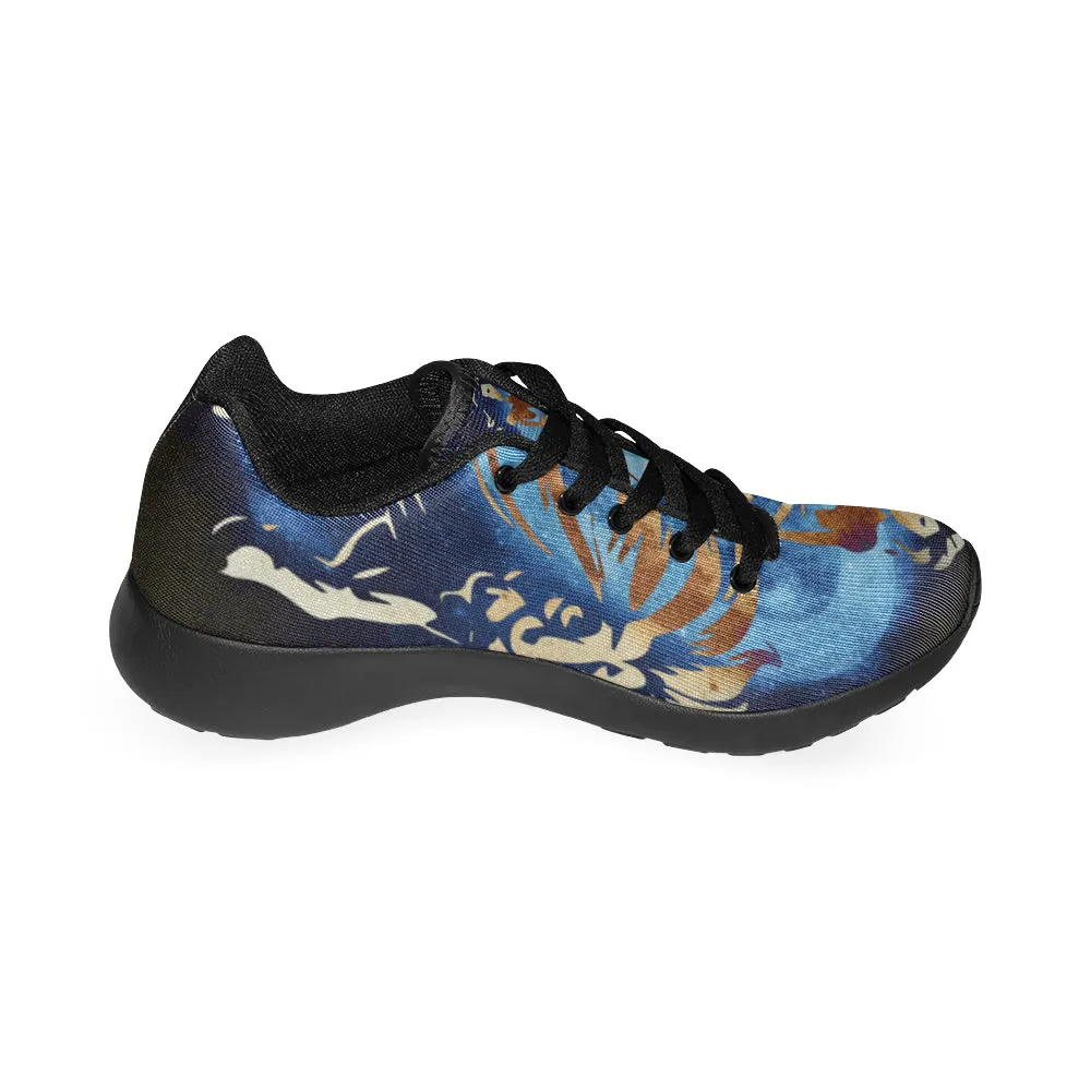 Kids Leo Zodiac Print Canvas Sneakers