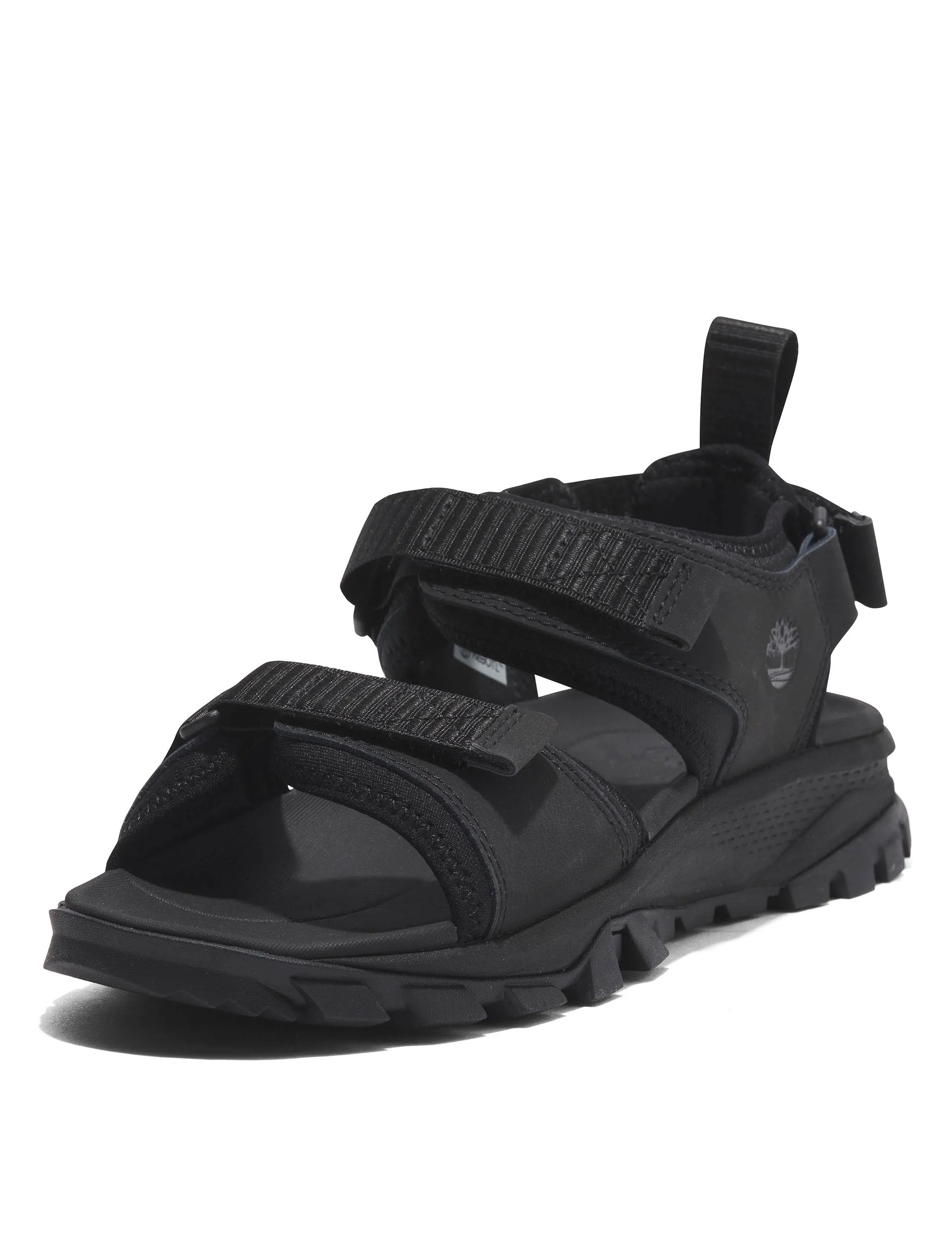 Lincoln Peak 2-Strap Sandal - Black Leather