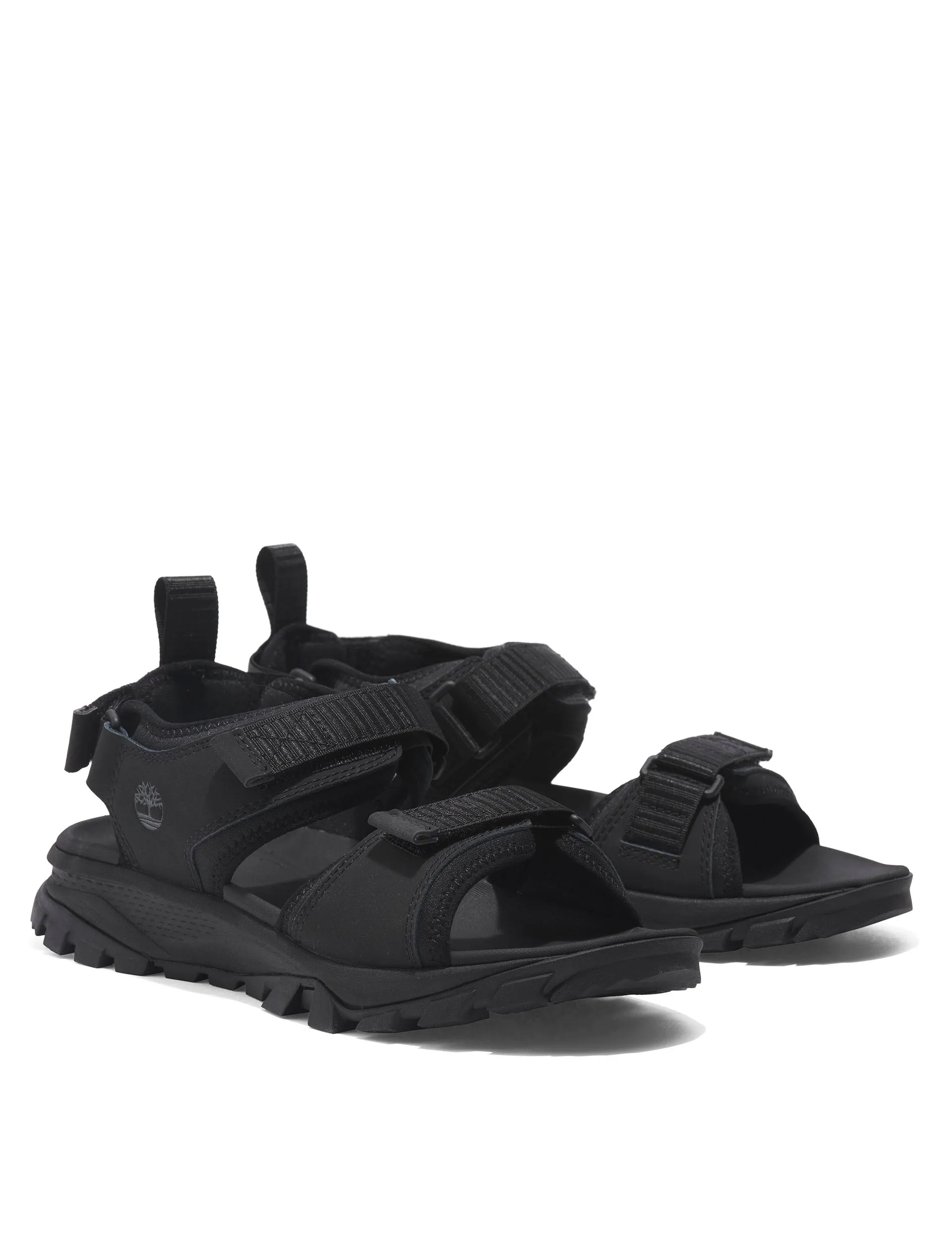 Lincoln Peak 2-Strap Sandal - Black Leather