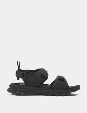 Lincoln Peak 2-Strap Sandal - Black Leather