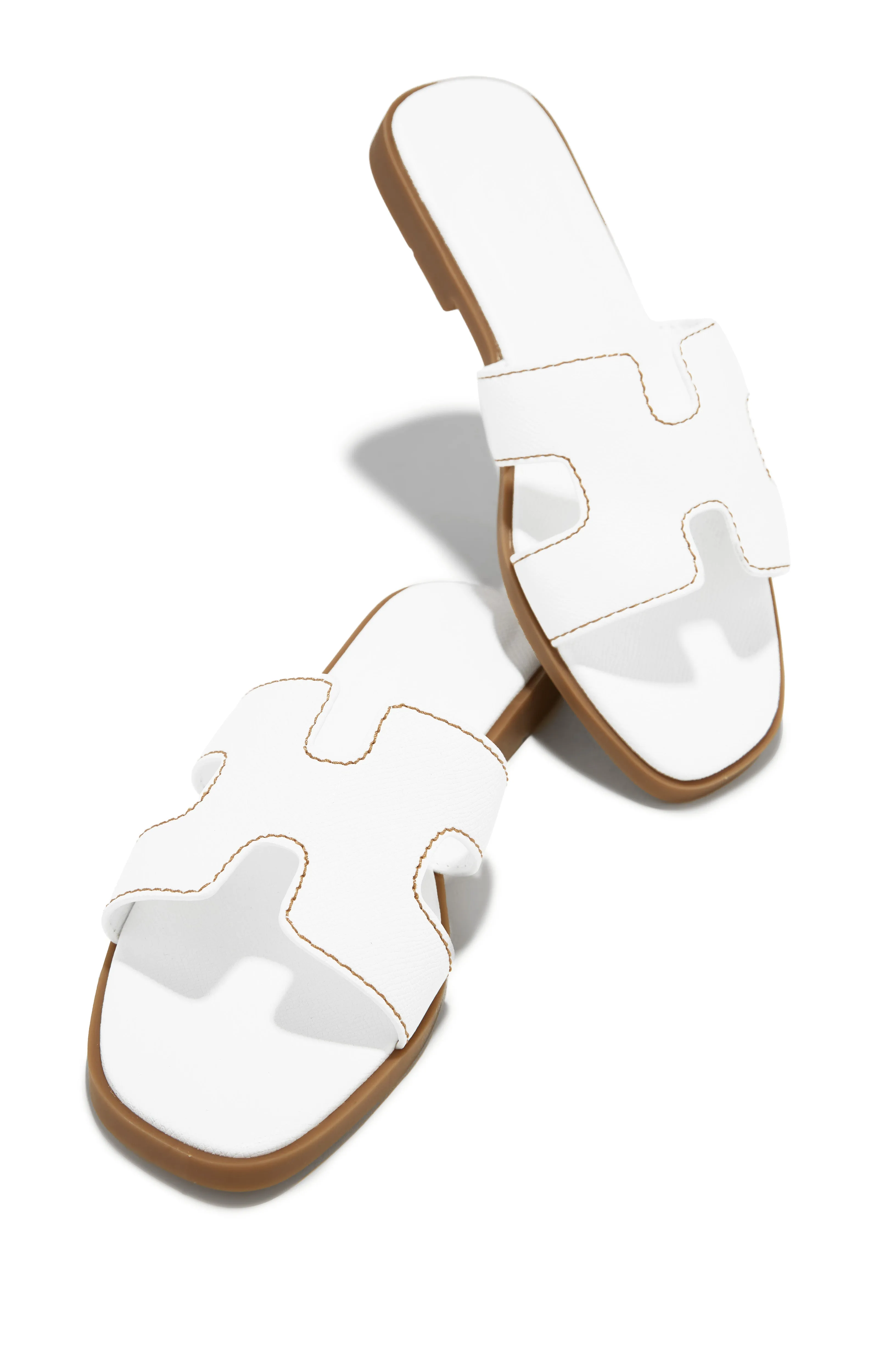 Lucy Slip On Sandals - Tan