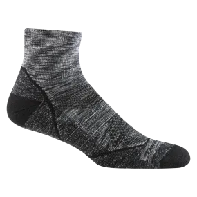 Men's Light Hiker Quarter Lightweight Hiking Sock - Space Gray