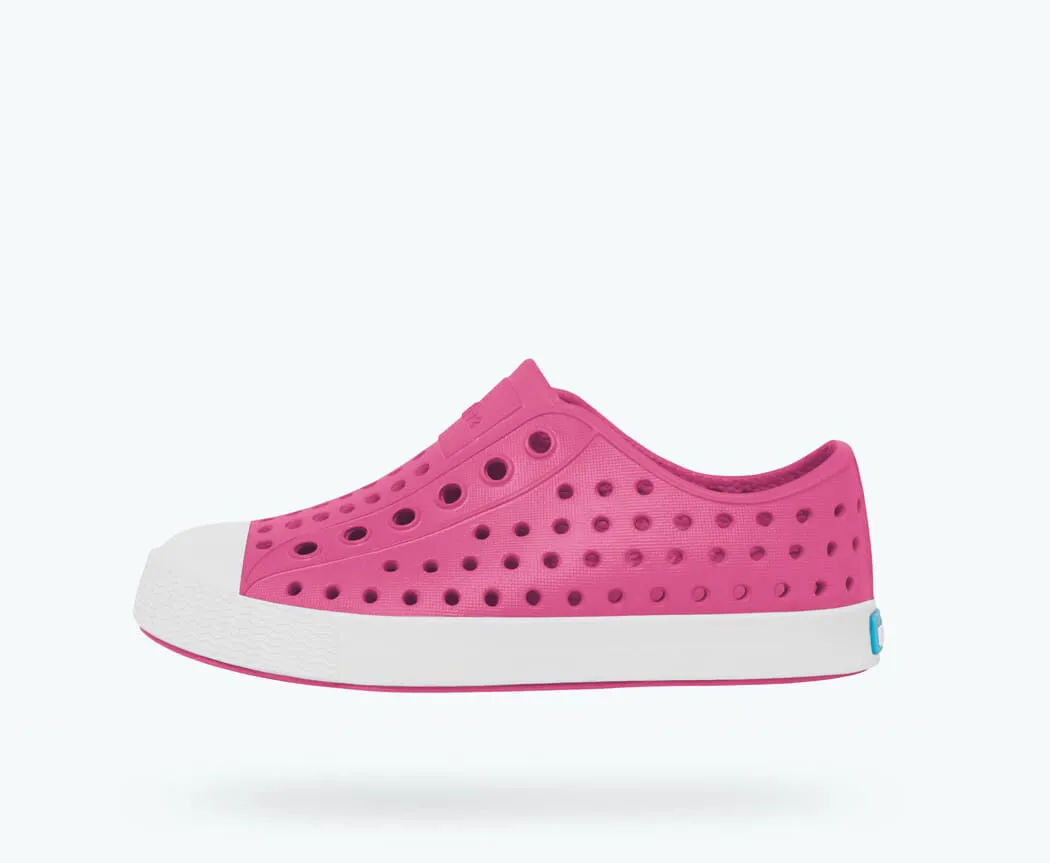 Native Kid's Jefferson Sneaker - Hollywood Pink/Shell White 13100100-5626