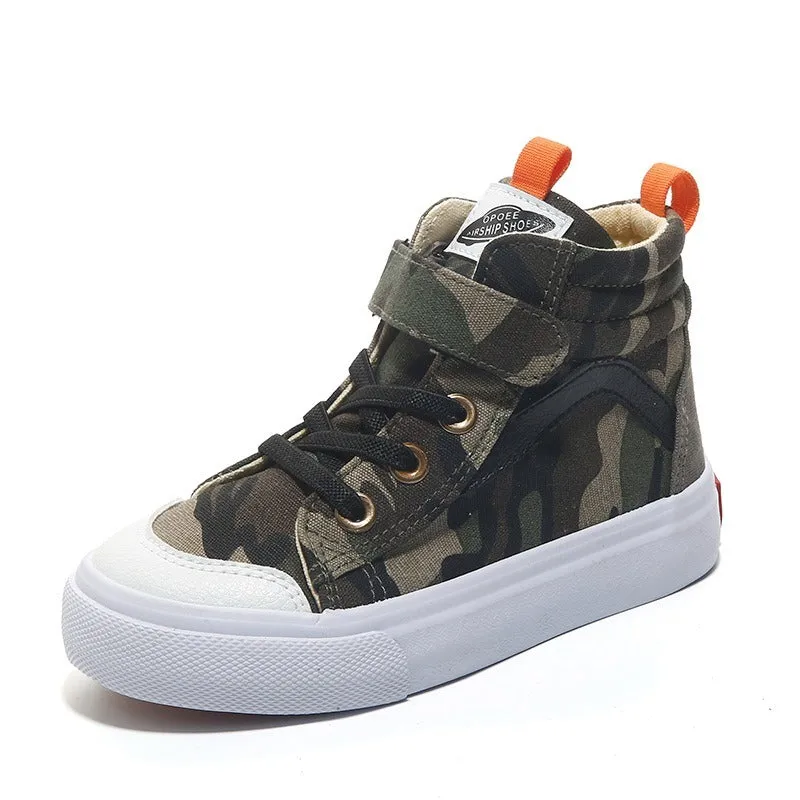 New Brand Boys Casual Shoes Army Green Fashion Children's Boots