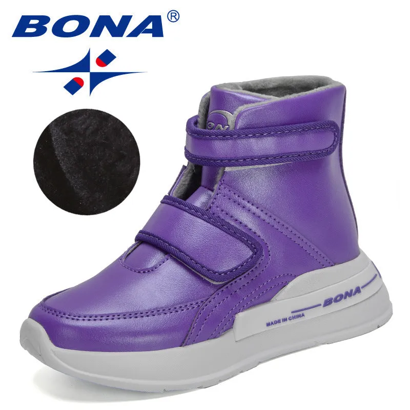 New Designers Trendy Boots Children Outdoor Anti-slip High Top Boots