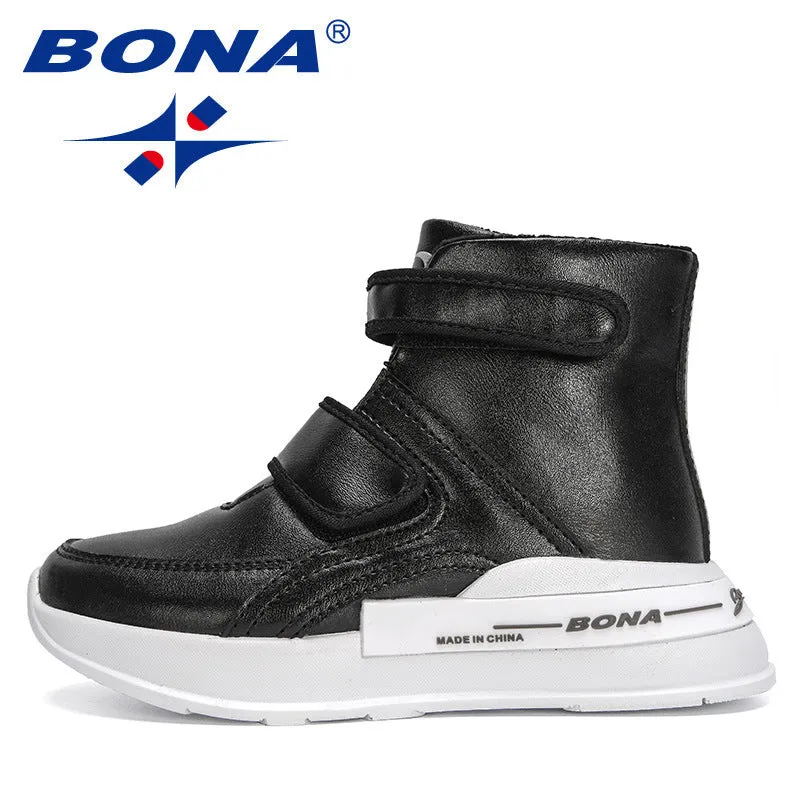 New Designers Trendy Boots Children Outdoor Anti-slip High Top Boots