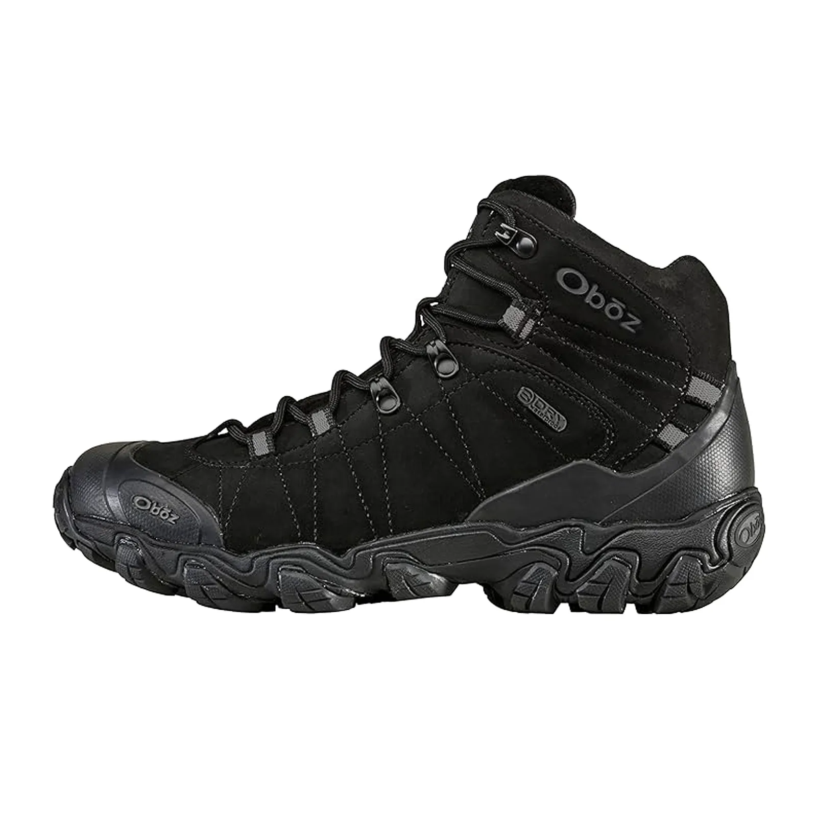 Oboz Bridger Mid B-DRY Hiking Boot (Men) - Midnight Black