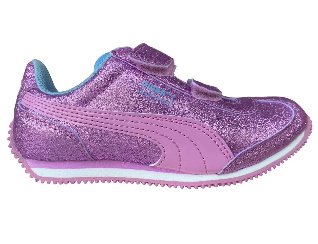 Puma sneakers da bambina con velcro Whirlwind Glitz V PS 363973 10 orchidea