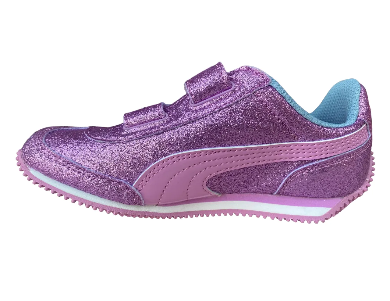 Puma sneakers da bambina con velcro Whirlwind Glitz V PS 363973 10 orchidea