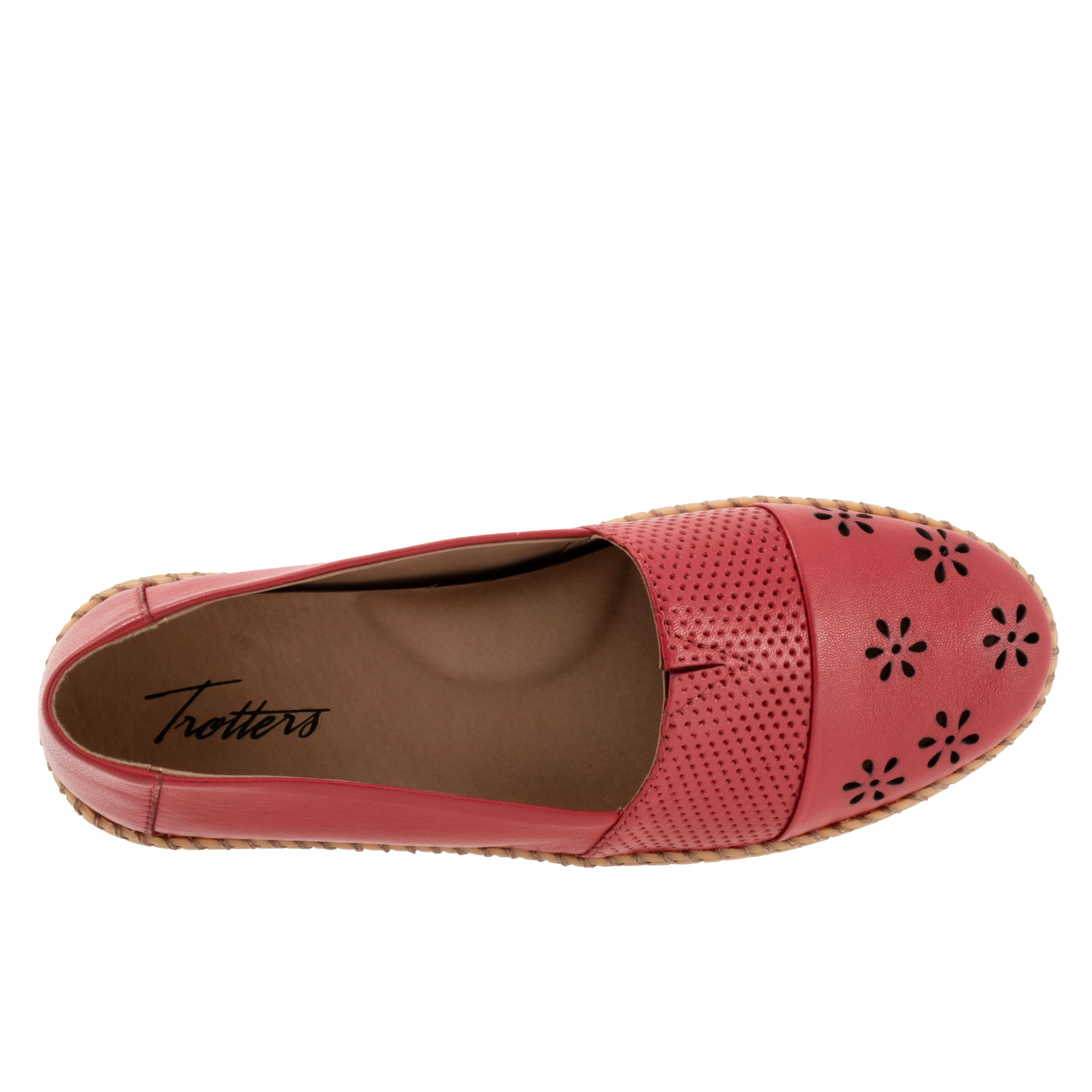 Ruby Perf Red Slip on Shoes