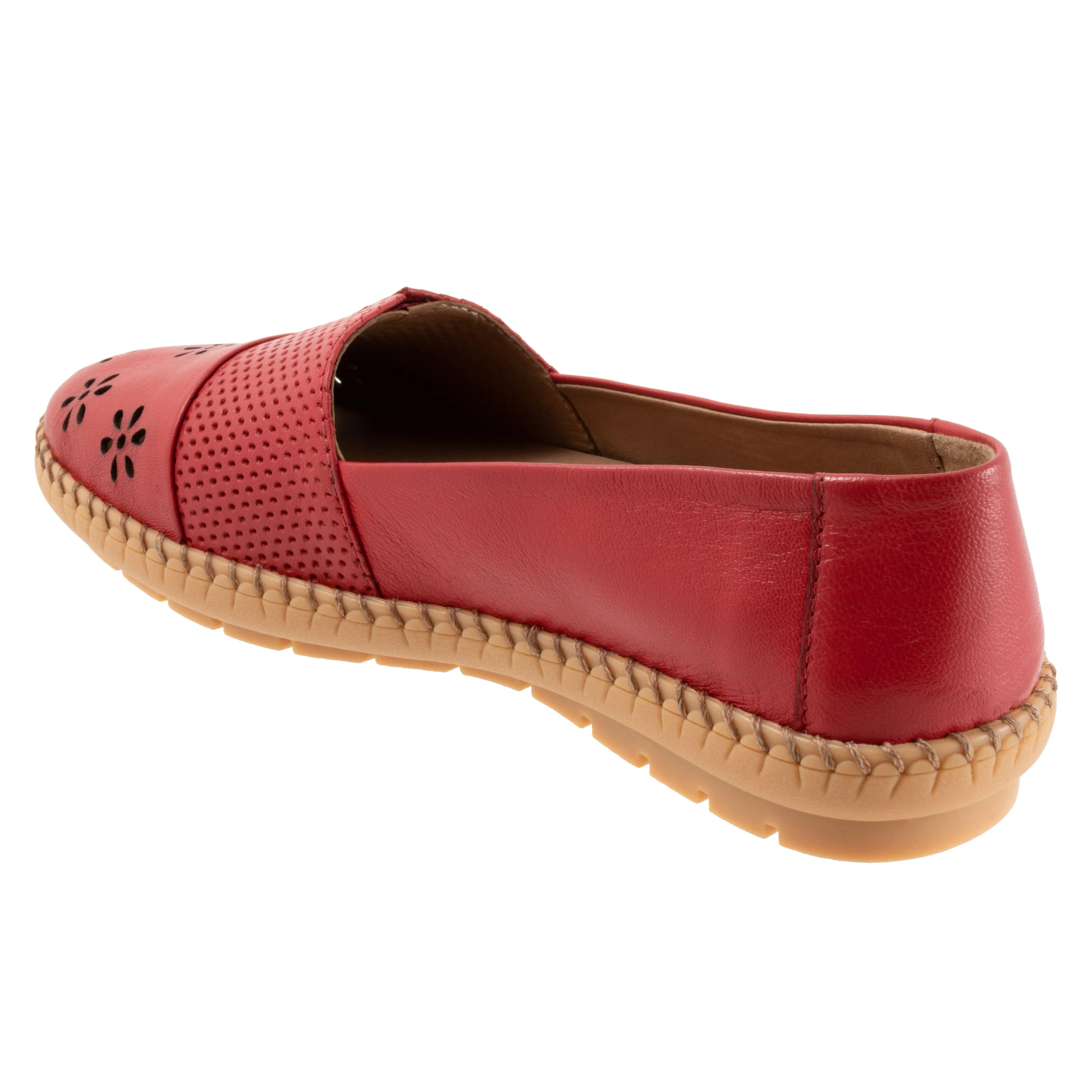 Ruby Perf Red Slip on Shoes