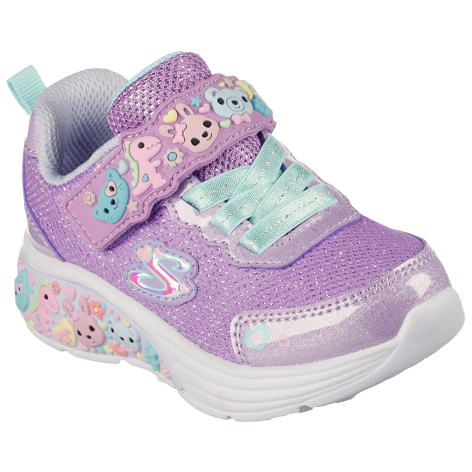 Skechers Infant My Dreamers Glitter Trainers 4K UK