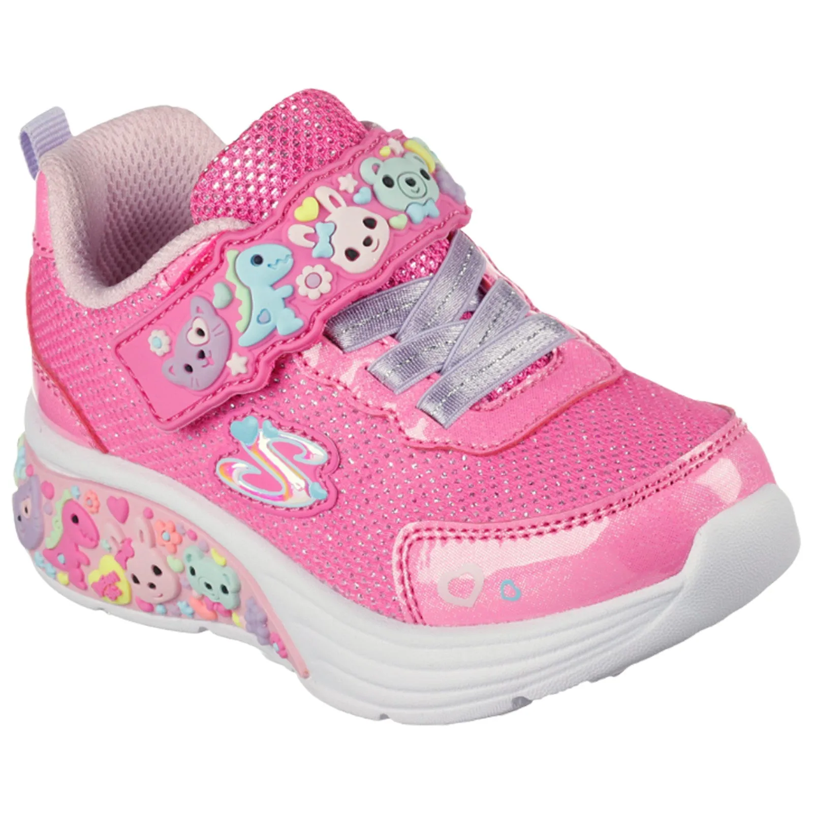 Skechers Infant My Dreamers Glitter Trainers 4K UK