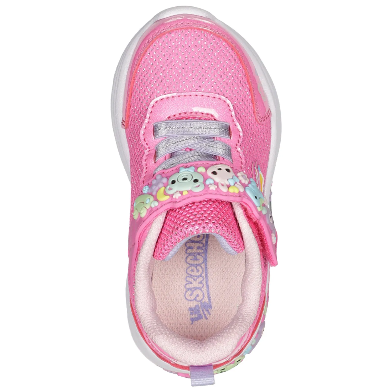 Skechers Infant My Dreamers Glitter Trainers 4K UK