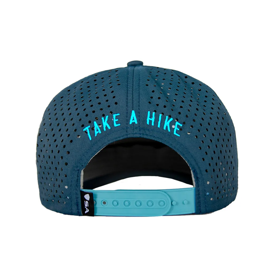 Special Edition Performance Snapback | Take a Hike | Blue/Aqua PreOrder