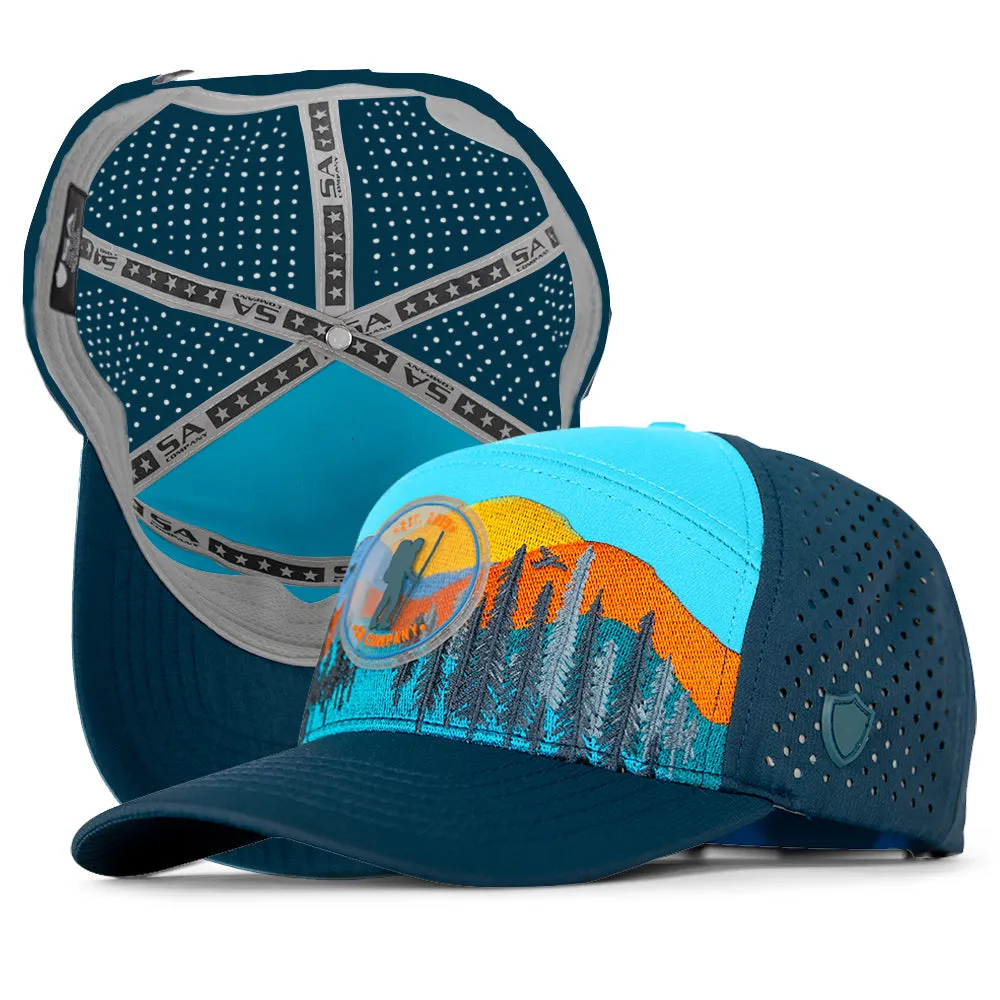 Special Edition Performance Snapback | Take a Hike | Blue/Aqua PreOrder