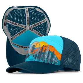 Special Edition Performance Snapback | Take a Hike | Blue/Aqua