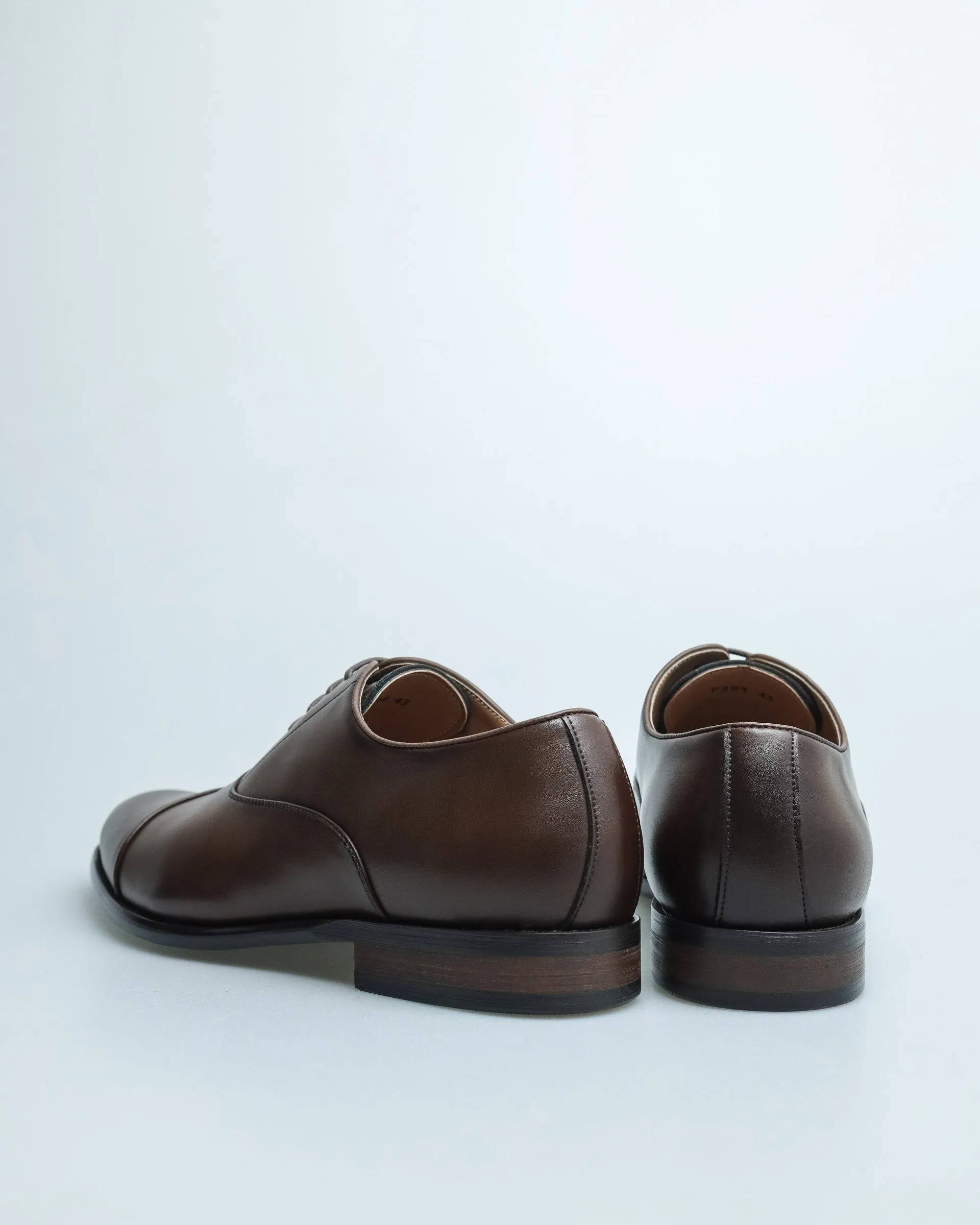 Tomaz F394 Men's Cap Toe Oxford (Coffee)