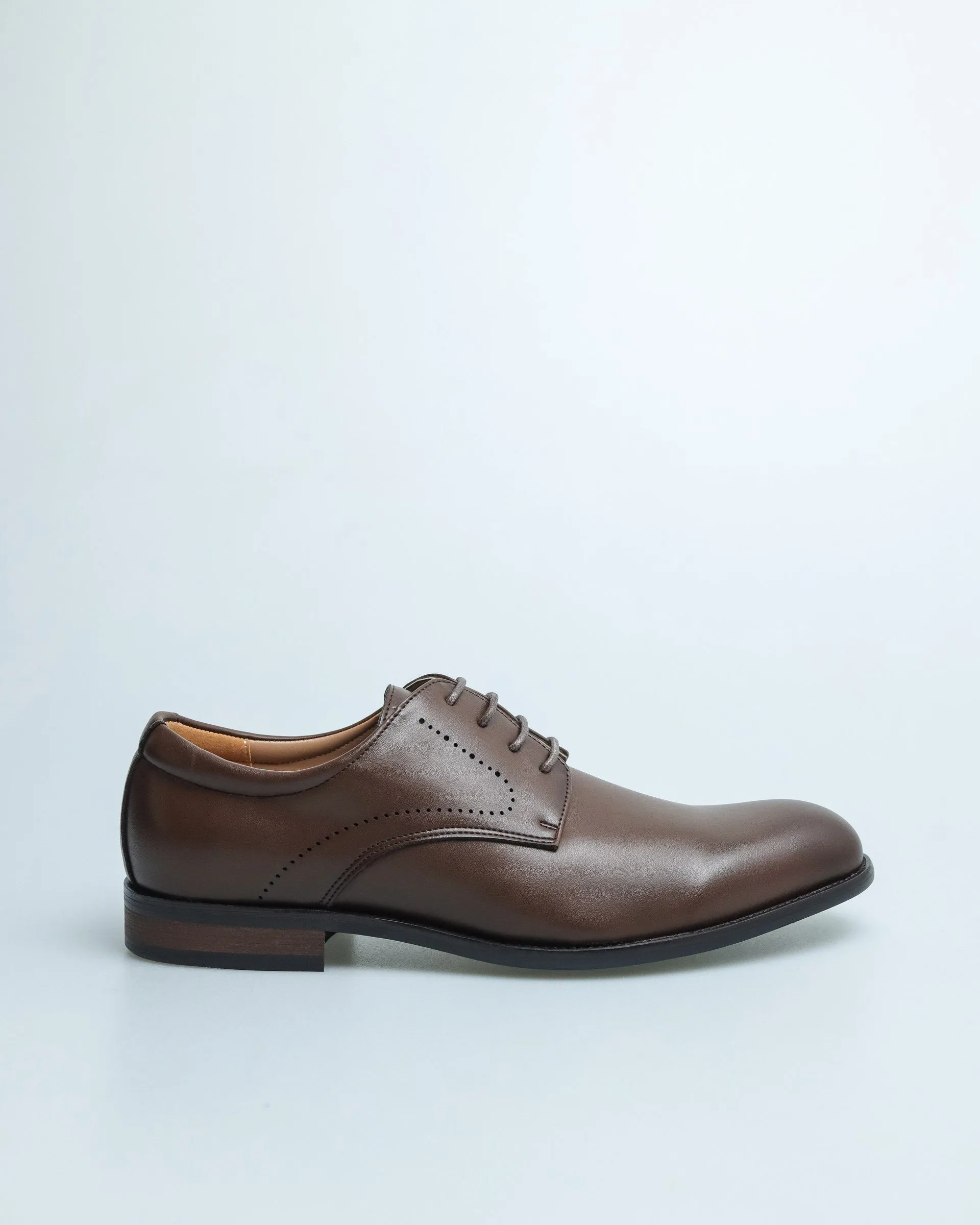 Tomaz F397 Men's Plain Toe Derby (Coffee)