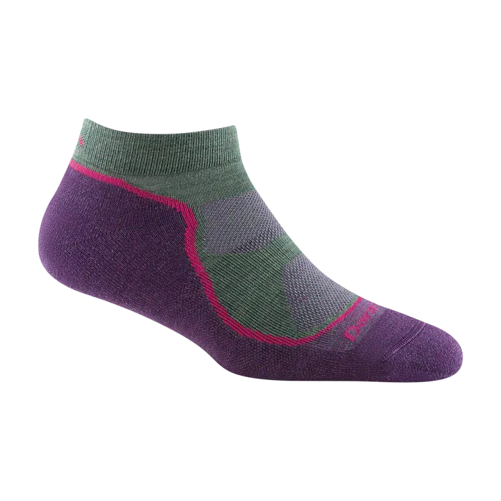 Women's Light Hiker No Show Lightweight Hiking Sock - Moss